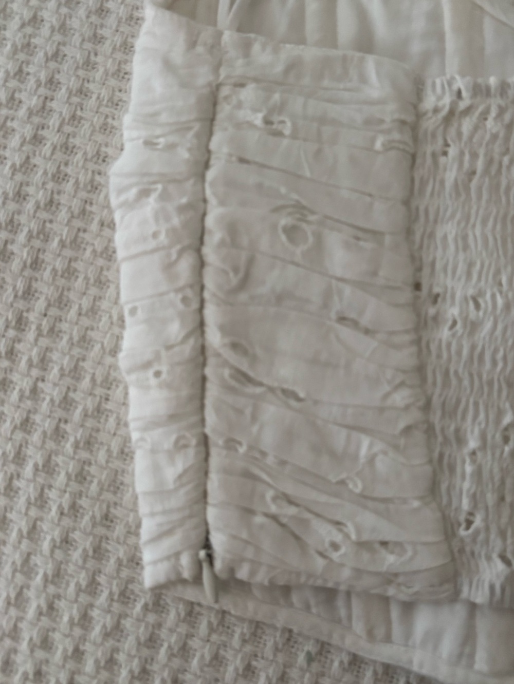 Zara Eyelet Embroidered Tube Top - Picture 5 of 8